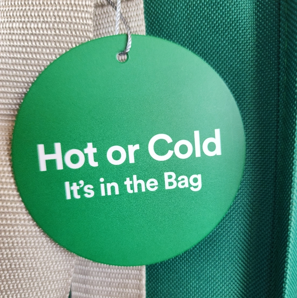 WHOLE FOODS MARKET Insulated Reusable Cooler Green Grocery Shopping Bag - Picture 3 of 7